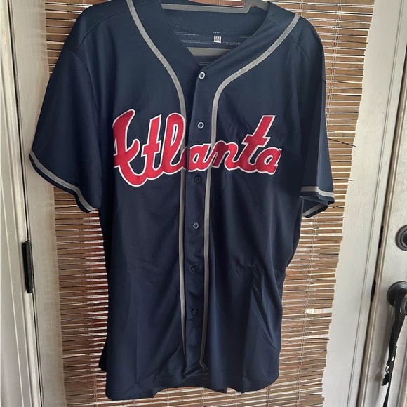 Acuña Jr. Men's Atlanta Braves # 13 Baseball Jersey, Retro Baseball Shirt Large - Picture 5 of 7